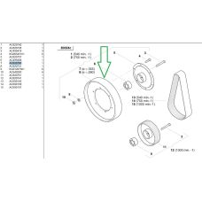 Шків вентилятора Optima Kvernelend AC820760 (АС820760)